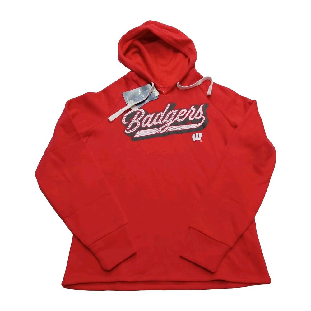 Fanatics Wisconsin Badgers Hoodie Women’s M Medium Red Bucky